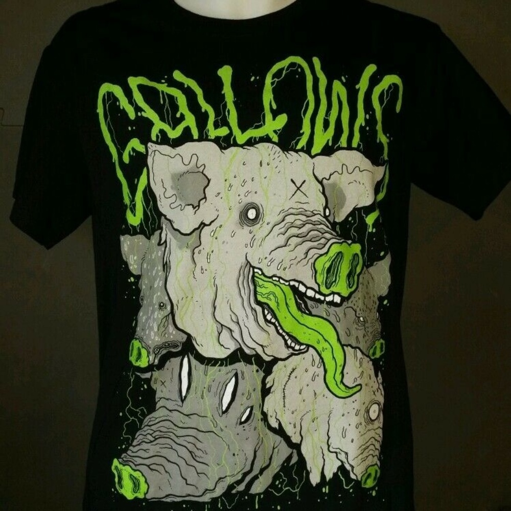 Gallows –Pig Black T-Shirt. Small